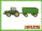 SIKU Traktor z przyczepą 1953 1:50