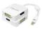 Adapter 3w1 MiniDisplayport do HDMI/DVI/Display po