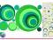 Dekoracje magnetyczne CIRCLES GREEN + GRATIS