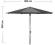 Parasol ogrodowy aluminiowy grafitowy 300 cm