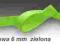~FUKSIK~ tasiemka wstążka 6mm rypsowa ZIELONA 2m