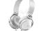 Słuchawki Sony MDR-XB400W (białe/ nauszne/ extra b