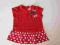 CZERWONA SUKIENECZKA Z KOKARDKAMI NEXT