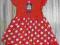 MINNIE sukienka DISNEY Store Exclusive 5-6 lat 116