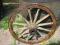 73 cm STARE KOŁO DREWNIANE OD WOZU ( nr 18 ) KOŁA