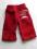 PLACE SPODNIE DRESOWE CZERWONE J.NOWE 6-  9M 74