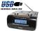 Radio FM SONIC USB - SD - AUX !! ZEGAR WBUDOW. AKU