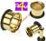 T23 TUNEL 10mm Kolczyk ucha O-RING piercing plug