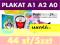 PLAKATY PLAKAT POSTER A1 A2 A0 WAWA EXPRES