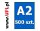 PLAKATY A2  115 g druk offsetowy CMYK 4+0 500 szt.
