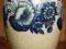 WAZON KPM KOBALTOWE WZORY PORCELANA USZKODZONA