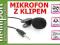 MIKROFON Z KABLEM i  KLIPSEM PC LAPTOP NETBOOK