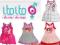 R; 128 cm Disney Violetta Sukienka wzory