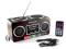 RADIO RADIA RETRO PRZENOŚNE GŁOŚNIK FM USB SD HIT