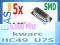 Kwarc SMD 6.000 MHZ HC49 _ 5 sztuk