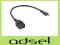 PRZEJŚCIÓWKA KABEL USB GNIAZDO A- WTYK MICRO USB