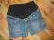 H&amp;M Supcio ciążowe krótkie spodenki jeans 44