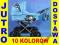 WÓZEK GŁĘBOKI LEKKI 10-KOLORÓW na paskach!  +FOLIA