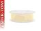 Tasiemka wstążka SZYFONOWA 19 mm / 25 m kremowa