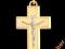 złoty dekoracyjny krzyżyk pr585 GRATISY