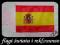 Flaga jachtowa Hiszpanii bandera jacht flagi łódź