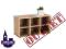SZAFKA regalik 6 KOMODA DĄB dębowa 43x80x33 cm