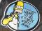 THE SIMPSONS KOSZULKA HOMER MOTTO T-SHIRT ORYGINAŁ