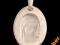 medalik ze złota białego MARYJA pr585 GRATISY