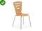 Krzesło metalowe K83 olcha chromow. sklejka gięta