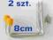 Hak wieszak duży mocny U 8x9,5 cm rura 12 mm 2 szt