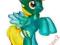 Kucyk My little pony Sassaflash seria 8 neon nowy
