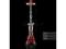 shisha hight quality red black lava 80 cm W-1114