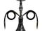 SHISHA CONEY dla 2 osób || 45 cm || CZARNA W-230