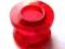 CZERWONY TUNEL ODKRĘCANY 8mm  akryl