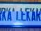 Tabliczka emaliowana - DYŻURKA LEKARSKA