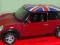 Welly Mini Cooper bordowy GB 1:34