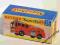 Matchbox Merry Weather Fire Engine No 35-pudełko