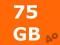 INTERNET NA KARTĘ __ 75 GB __ ORANGE Free na kartę