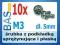 Śrubka M3 x 5mm - z podkładkami _ 10szt