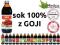 SOK 100% Z GOJI TRYPTOFAN BEZ KONSERWANTÓW  0,5L