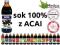 SOK 100% Z ACAI BEZ CUKRU BEZ KONSERWANTÓW 0,5L