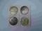 zestaw 4 ładnych monet