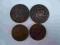 zestaw 4 ładnych monet