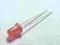 DIODA LED 3mm CZERWONA 2,6V 20mA 5szt.