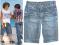 H-HAC Spodenki krótkie spodnie 140 jeans dżinsowe