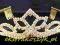 ~EKSTRA~K1252 Diadem... opaska*QUEEN*gold