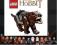 LEGO HOBBIT - BRĄZOWY WARG BROWN + SIODŁO - ŁÓDŻ