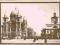 pocztówka  ŁÓDŹ Nowy Rynek Ewangelicki i Kościół