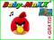 ANGRY BIRDS PLUSZAK MASKOTKA 20,5 cm DŹWIĘKI CZERW