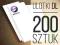 Ulotka DL 4+4 200szt. WYSYŁKA 24H Ulotka DL 4+4 200szt. WYSYŁKA 24H